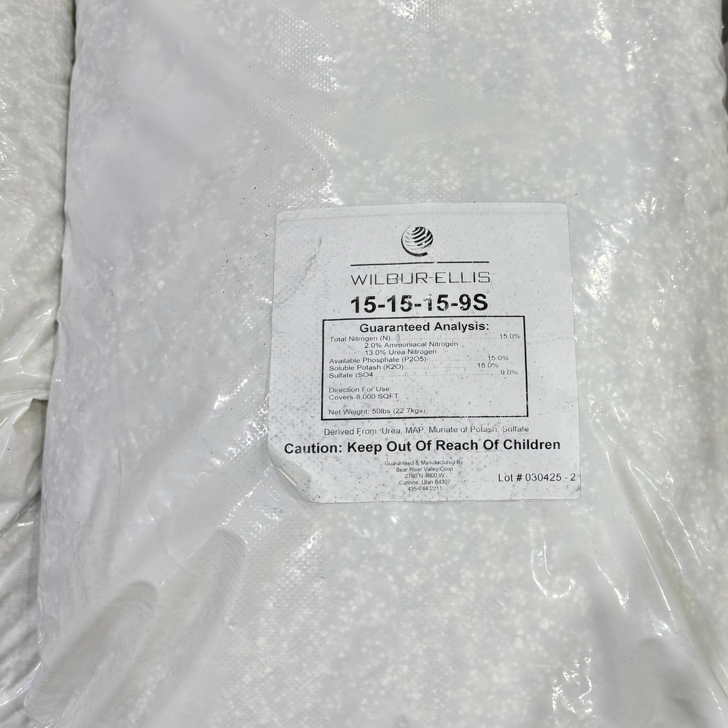 Fertilizer Triple 15 - 15-15-15-9S - 50 Lbs - #32065