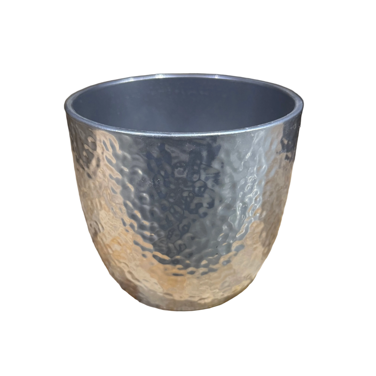 Boston Pot - Metallic Shiny Silver - 5.5" - #29347
