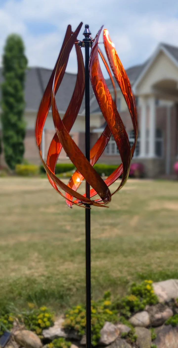 Amber Luminous Stratus - Wind Spinner - Marshall - 17"w x 31" - #32786