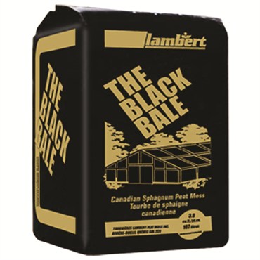 Lambert Peat Moss - The Black Bale - 3.8 CF - Black & Gold - #30128