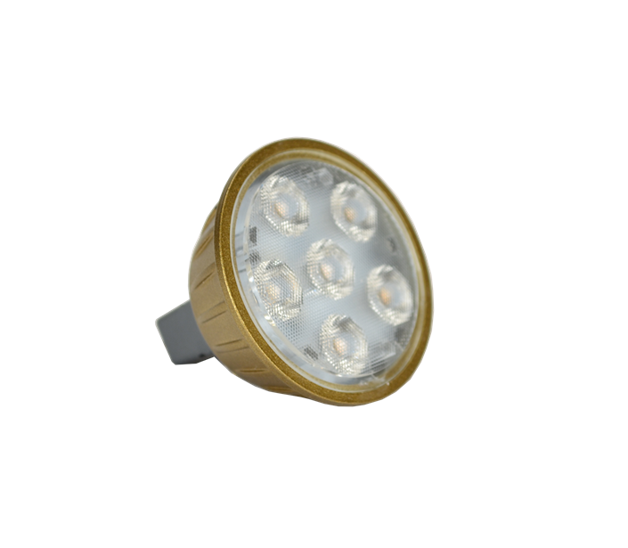 Warm White LED Light Bulb - Flex Gold - MR16 - 4 Watt - #22674