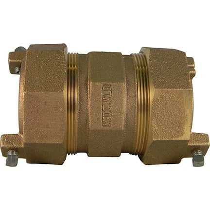 Brass Compression Coupling - 2" - #