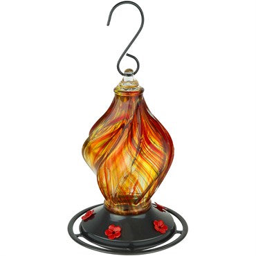 Sunburst Sip Glass Hummingbird Feeder - Yellow - 13 oz - #32688