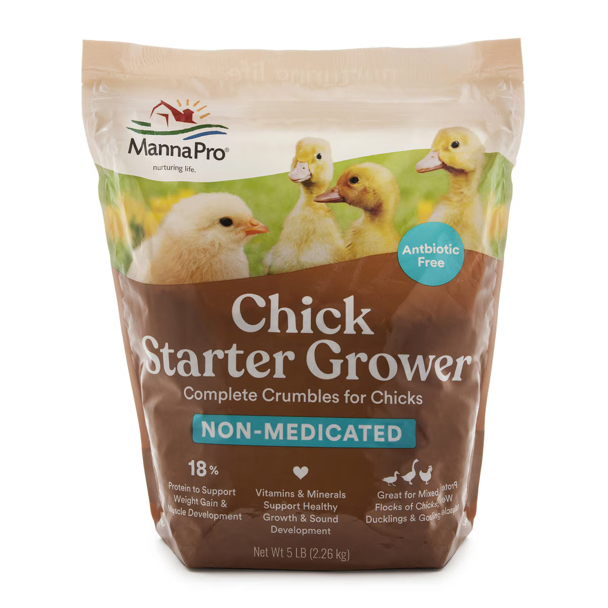 Chick Feed Starter Non-Medicated Manna Pro - 5 Lbs - #32003