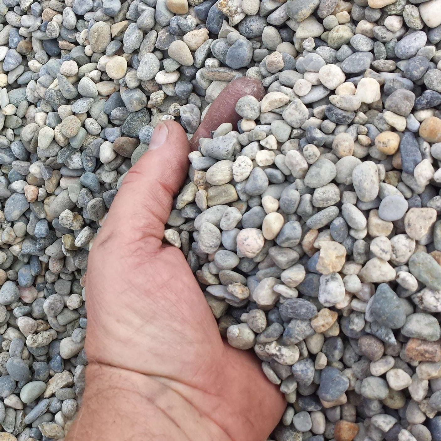 3/8" Pea Gravel - By the Cubic Yard - 4 / 16 - #2397