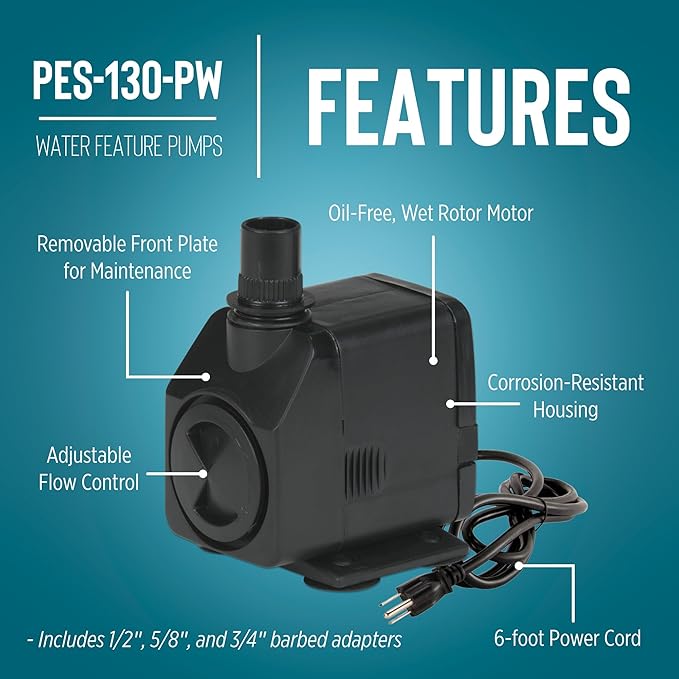 Pump Statuary Fountain - 130 GPH - #14106