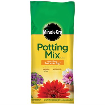 Potting Mix Soil - Miracle Gro - Yellow Bag - 2 CF - #20535