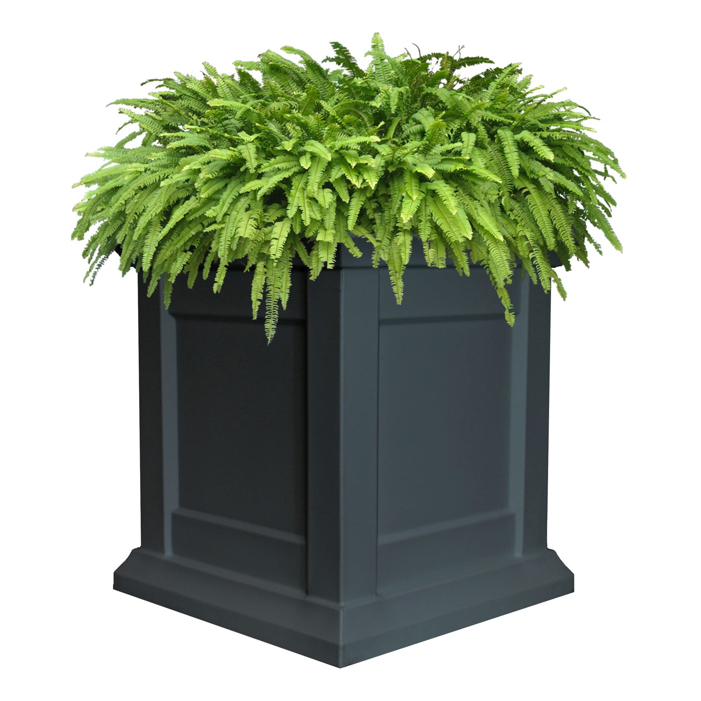 Modern Colonial Square Planter - Black - 16" - #32737