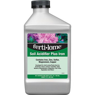 Soil Acidifier Plus Iron - 1 Quart - #13275