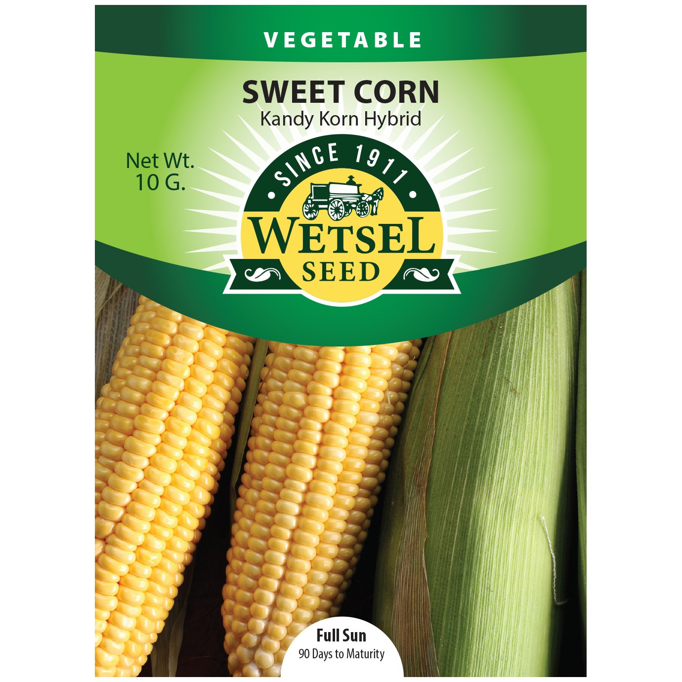 Seeds Corn Kandy Korn Hybrid - 10 Grams - #29546