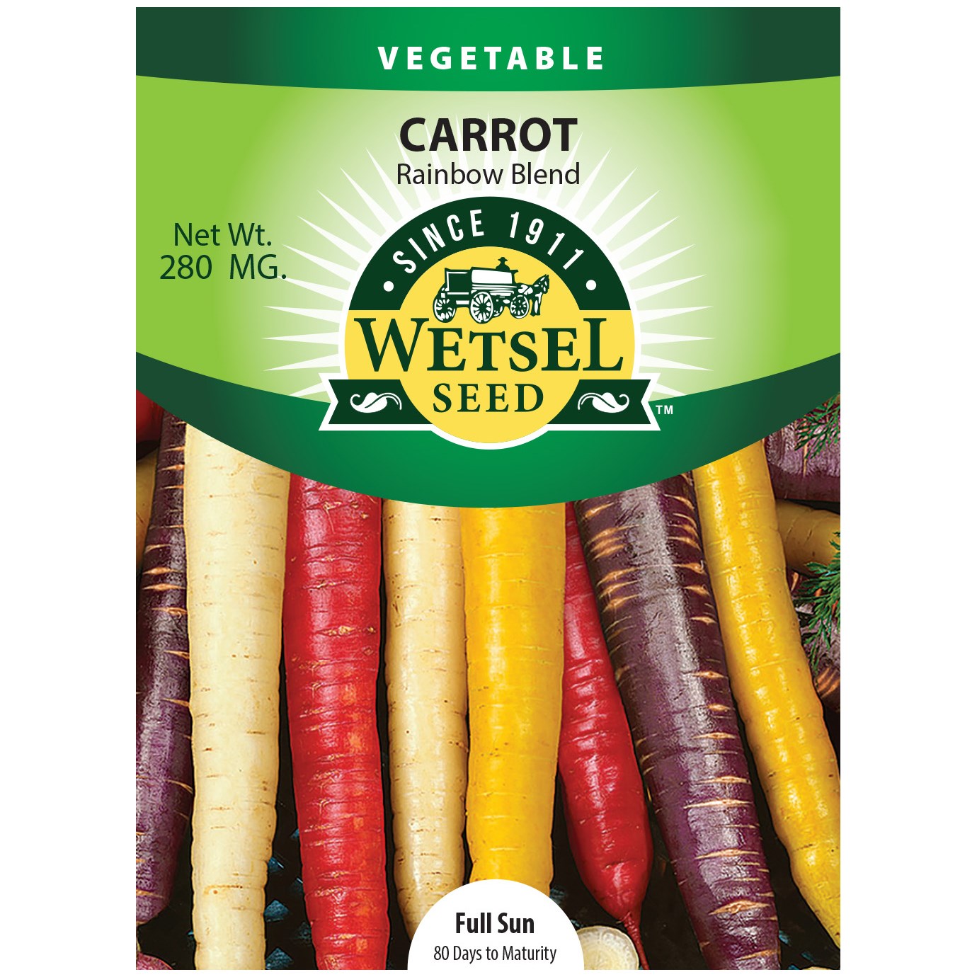 Seeds Carrot Rainbow Blend - 280 MG - #29594