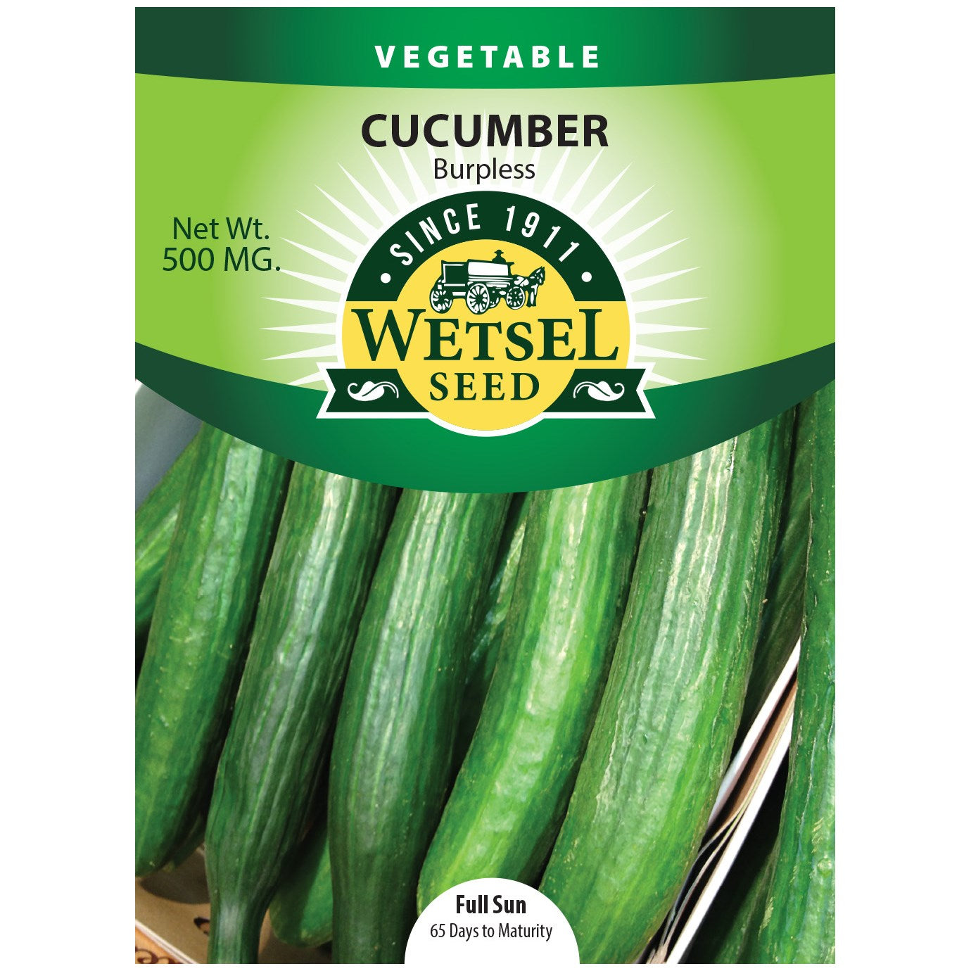 Seeds Cucumber Burpless No. 26 - 500 Mg - #29583