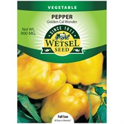 Seeds Peppers Golden California Wonder - 900 Mg