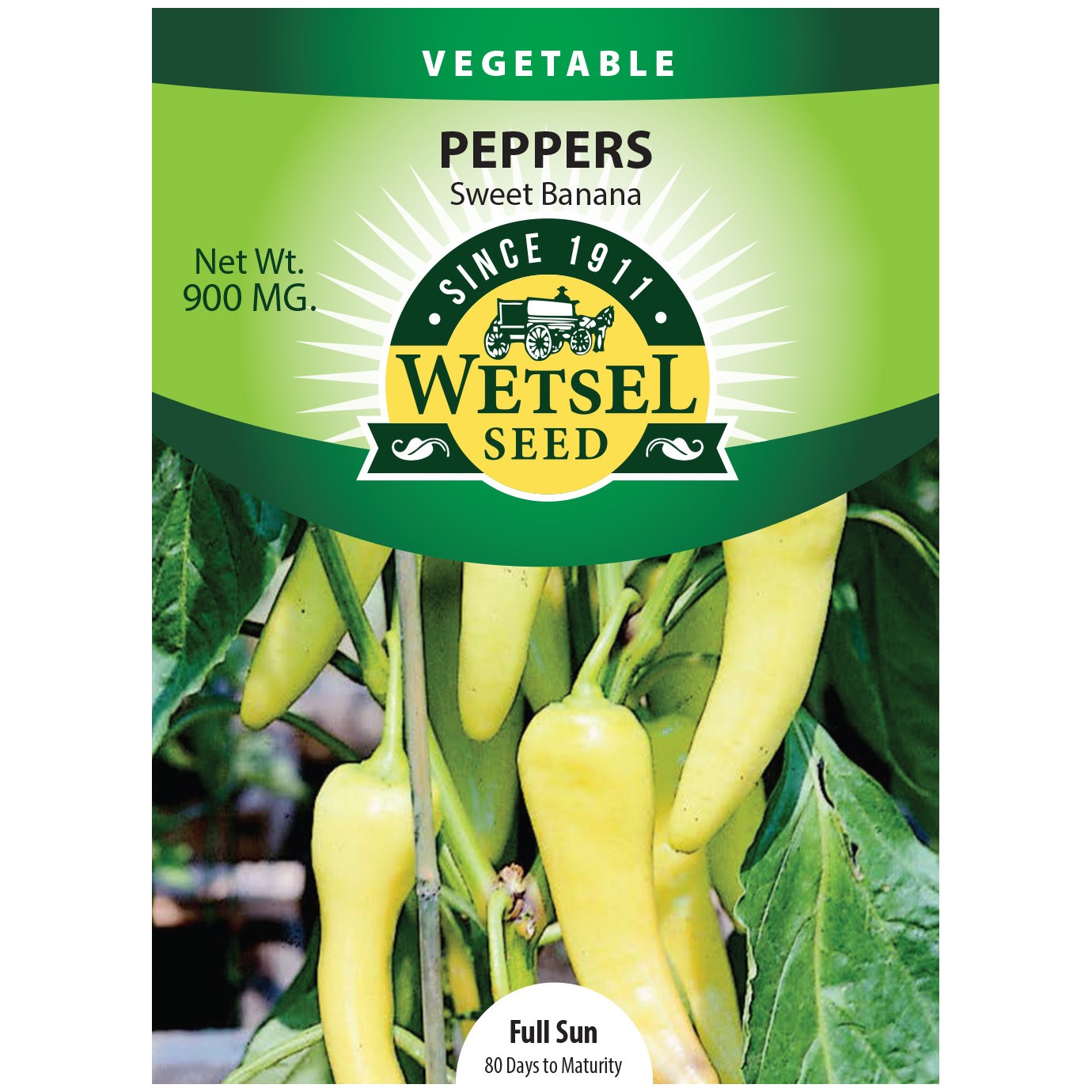 Seeds Peppers Sweet Banana - 900 Mg - #29495