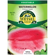 Seeds Watermelon Crimson Sweet - 3 Grams