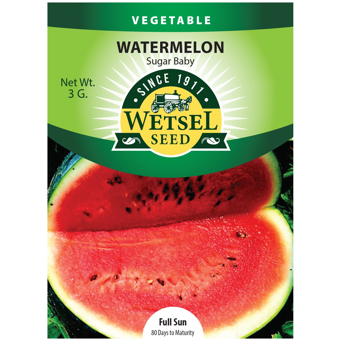 Seed Watermelon Sugar Baby - 3 Grams - #29614