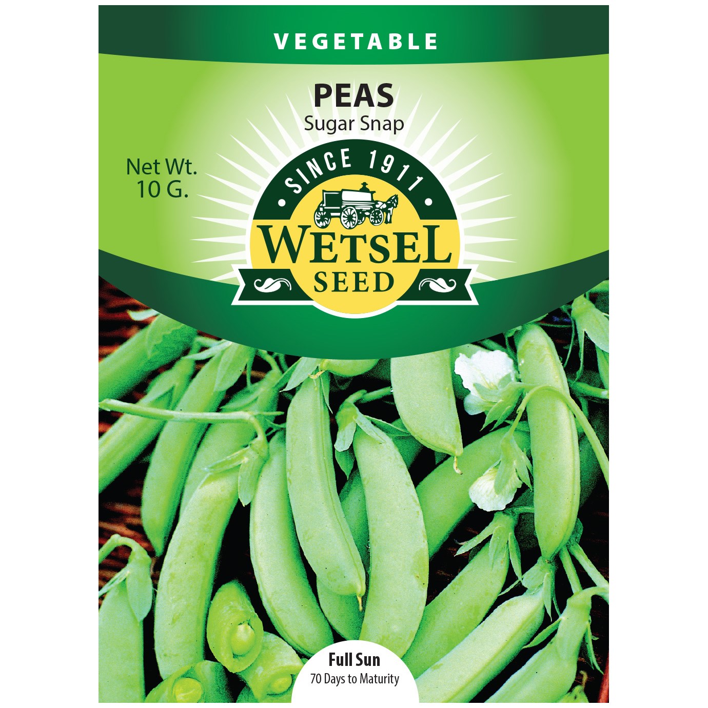 Seeds Peas Sugar Snap - 10 Grams - #29577