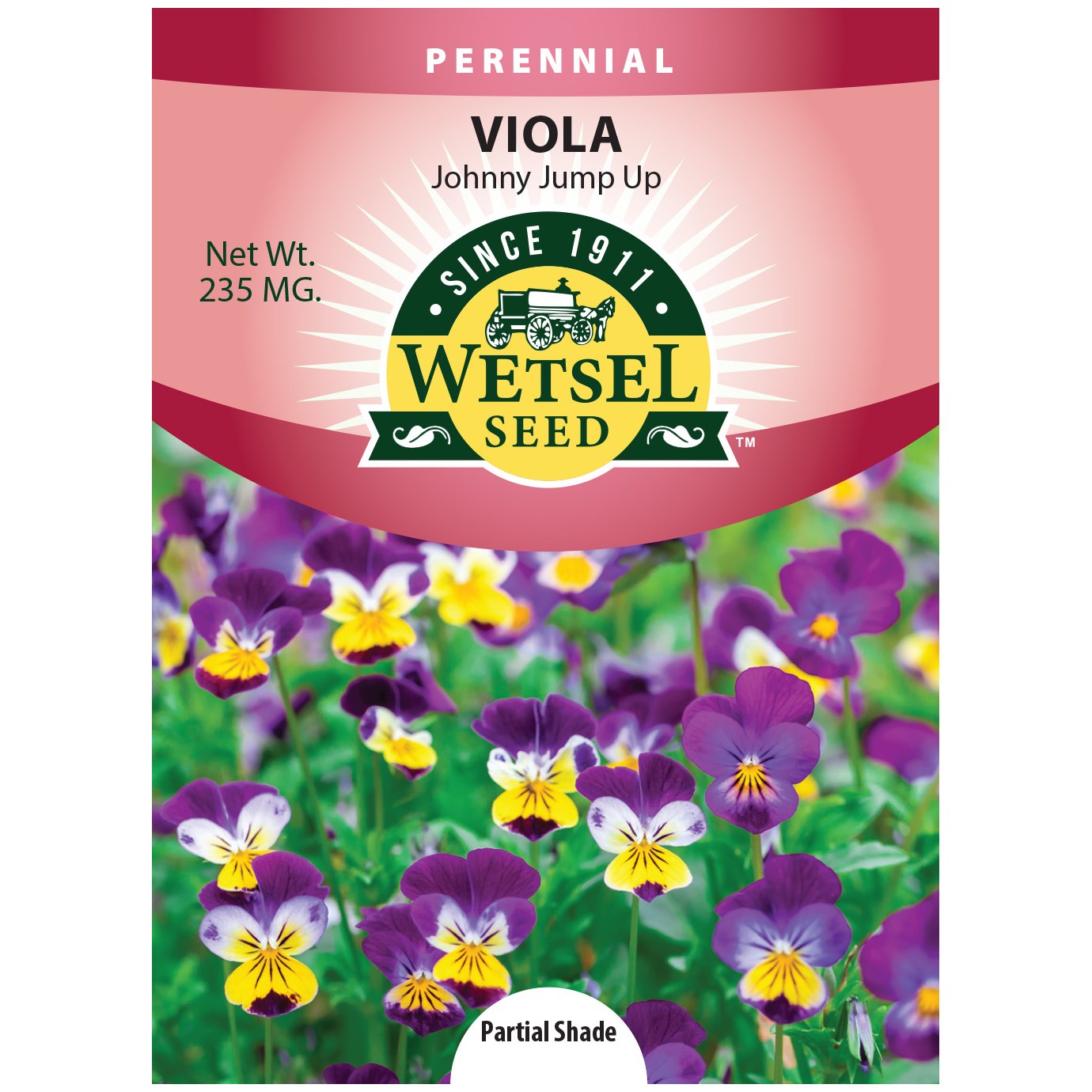 Seed Viola Johnny Jump Up - 235 MG - #30202