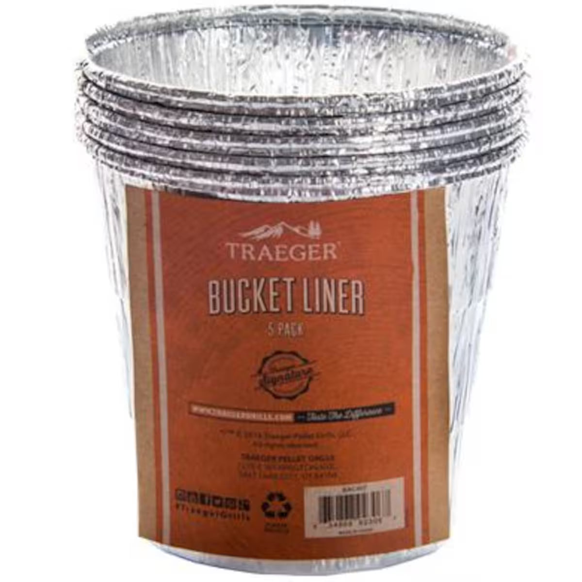 Bucket Liner Traeger - 5 Pack - BAC407 - #22216