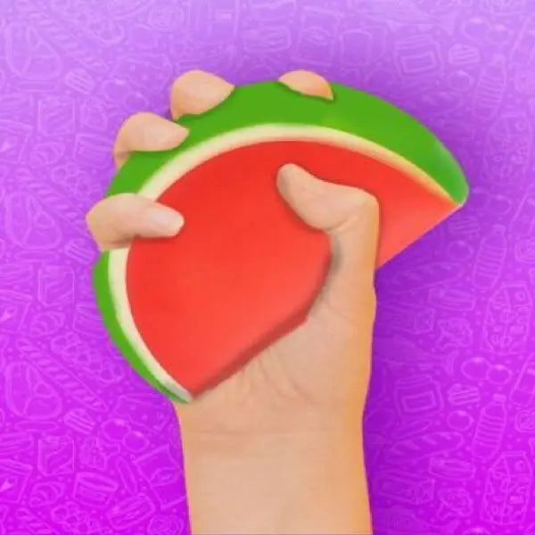 Smushmart Giant Watermelon Slice Squishy Squeeze Toy - 6"