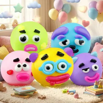 Dog Face Swap Squishy Squeeze Toy - #33014