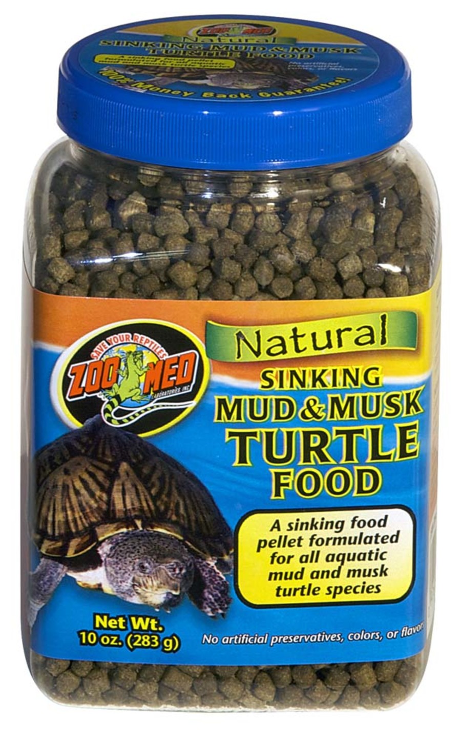 Sinking Mud & Musk Dry Turtle Food - 10 Oz - #27705