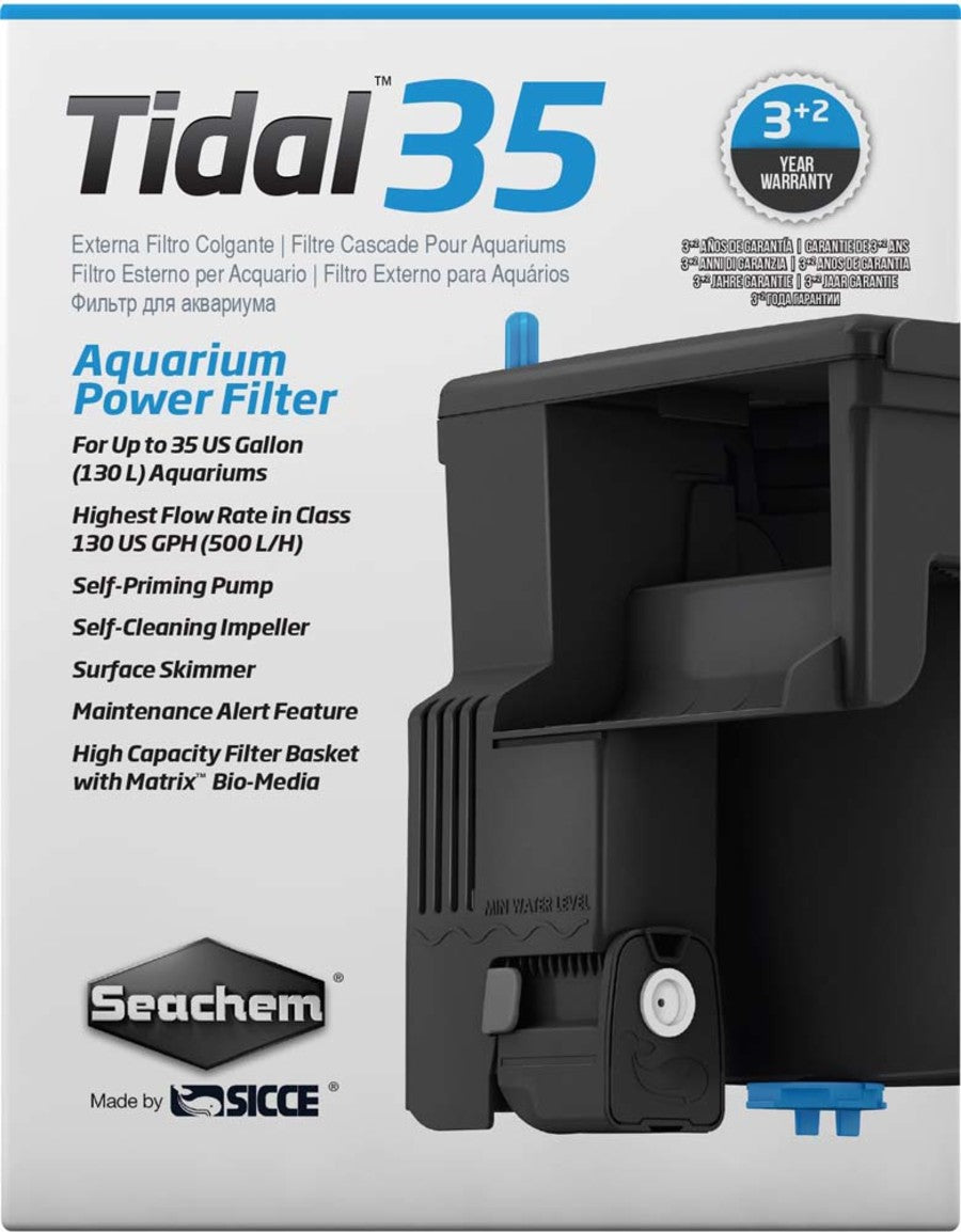Tidal Aquarium Filter - Seachem - Up to 35 Gallons - #31360