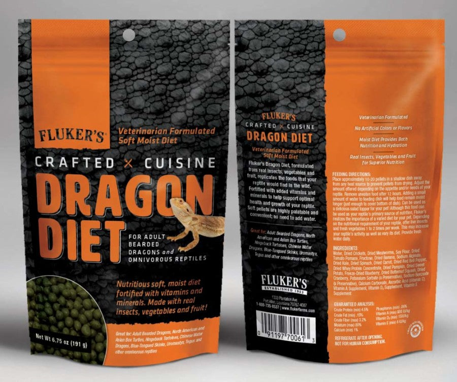 Dragon Diet Fluker's Adult - 6.75 oz - #26382