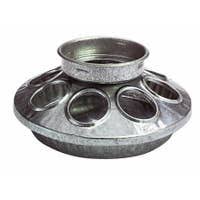 Jar Base Poultry Feeder Galvanized - Qt - #18003
