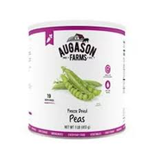 Freeze Dried Peas - 16 Oz Can - Augason Farms - #19654
