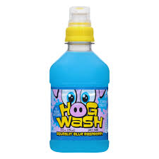 Hog Wash Squeelin' Blue Raspberry Juice Drink - 10 oz - #31748