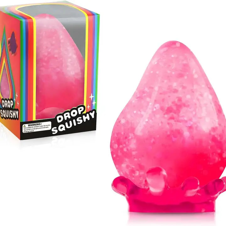 Pink Teardrop Slow Rising Squeeze Toy - #33072
