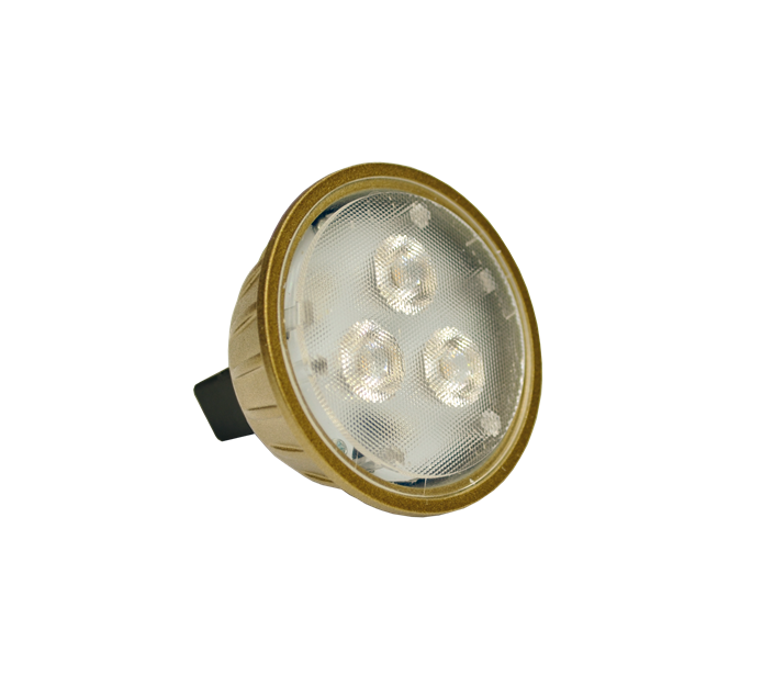 White LED Light Bulb - Flex Gold - MR16 - 3000K - 4W - #27057