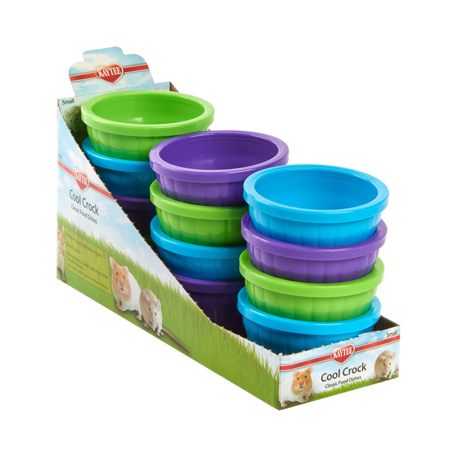 Plastic Crock Food Dish - Small - #26546