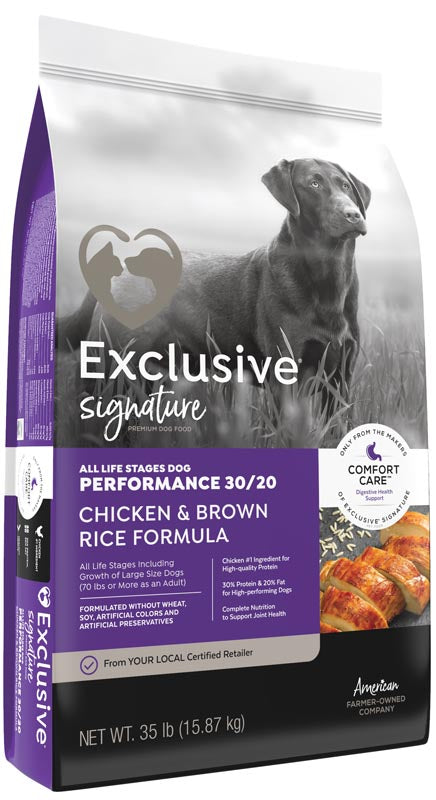 Dog Food Chicken & Brown Rice - Performance 30/20 - Purple - 35 Lbs - #26658