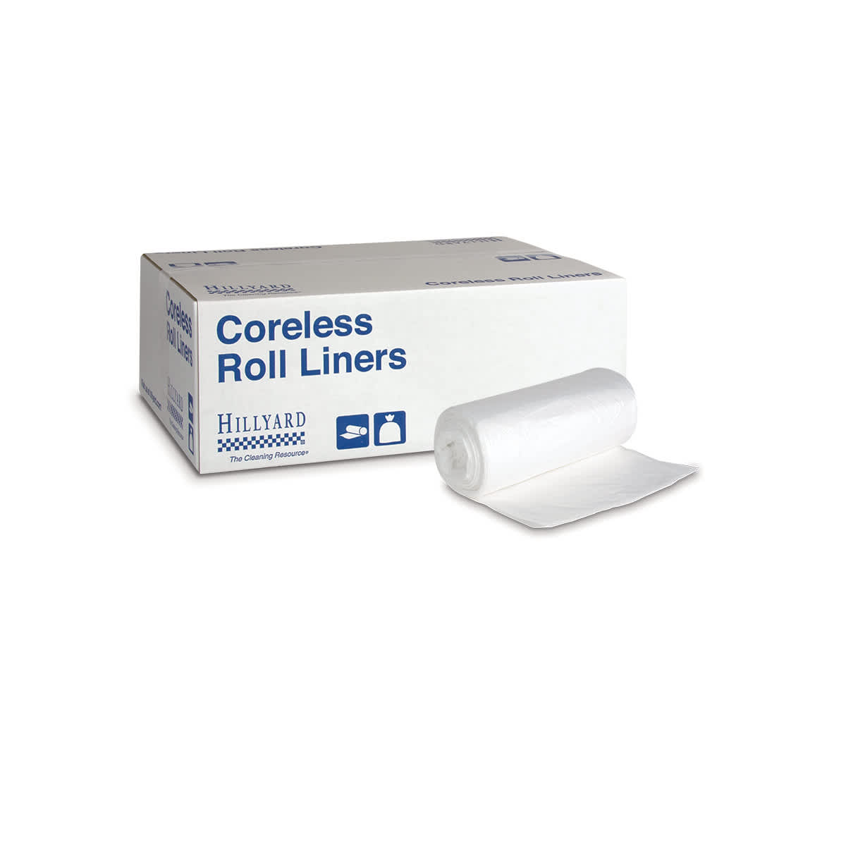 30"x37" Natural Liners - 10 Mic - 20-30 Gal - Trash Bags - #6901