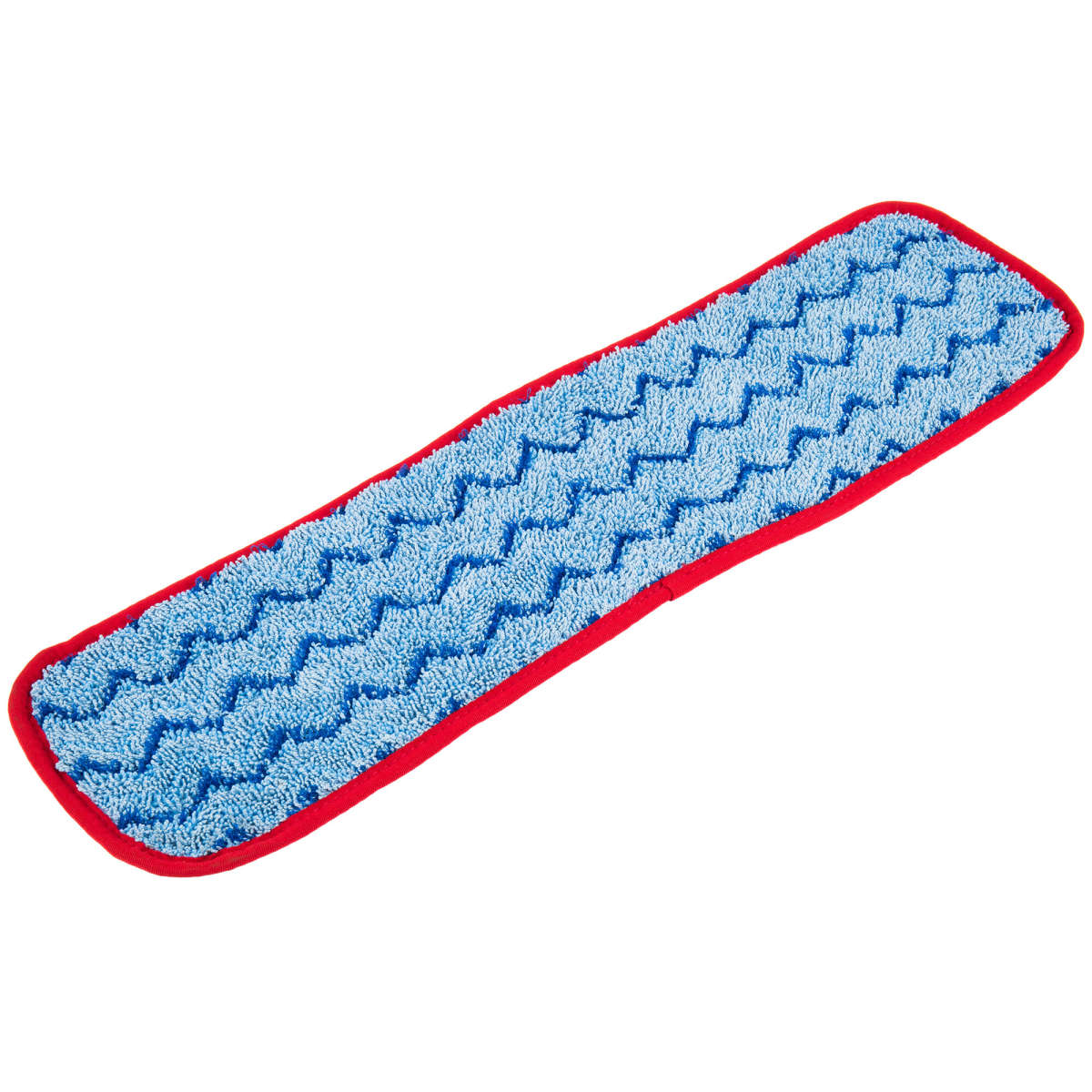 Blue & Red Microfiber Wet Mop Pad - 18" - #532