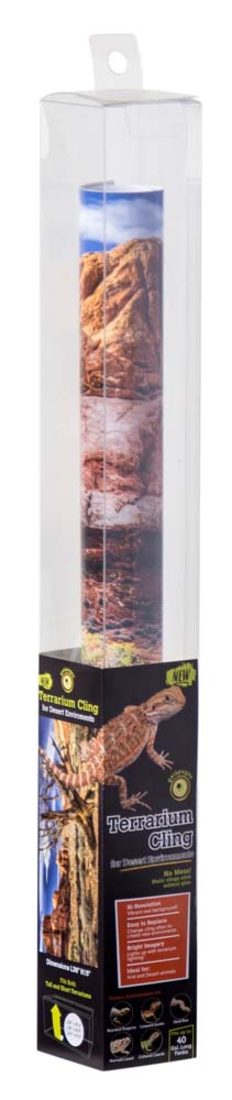 Background Tank Cling - Desert - L36"xH15" - #29268