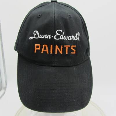 Black Dunn Edward Cap - Black & Orange - #18858