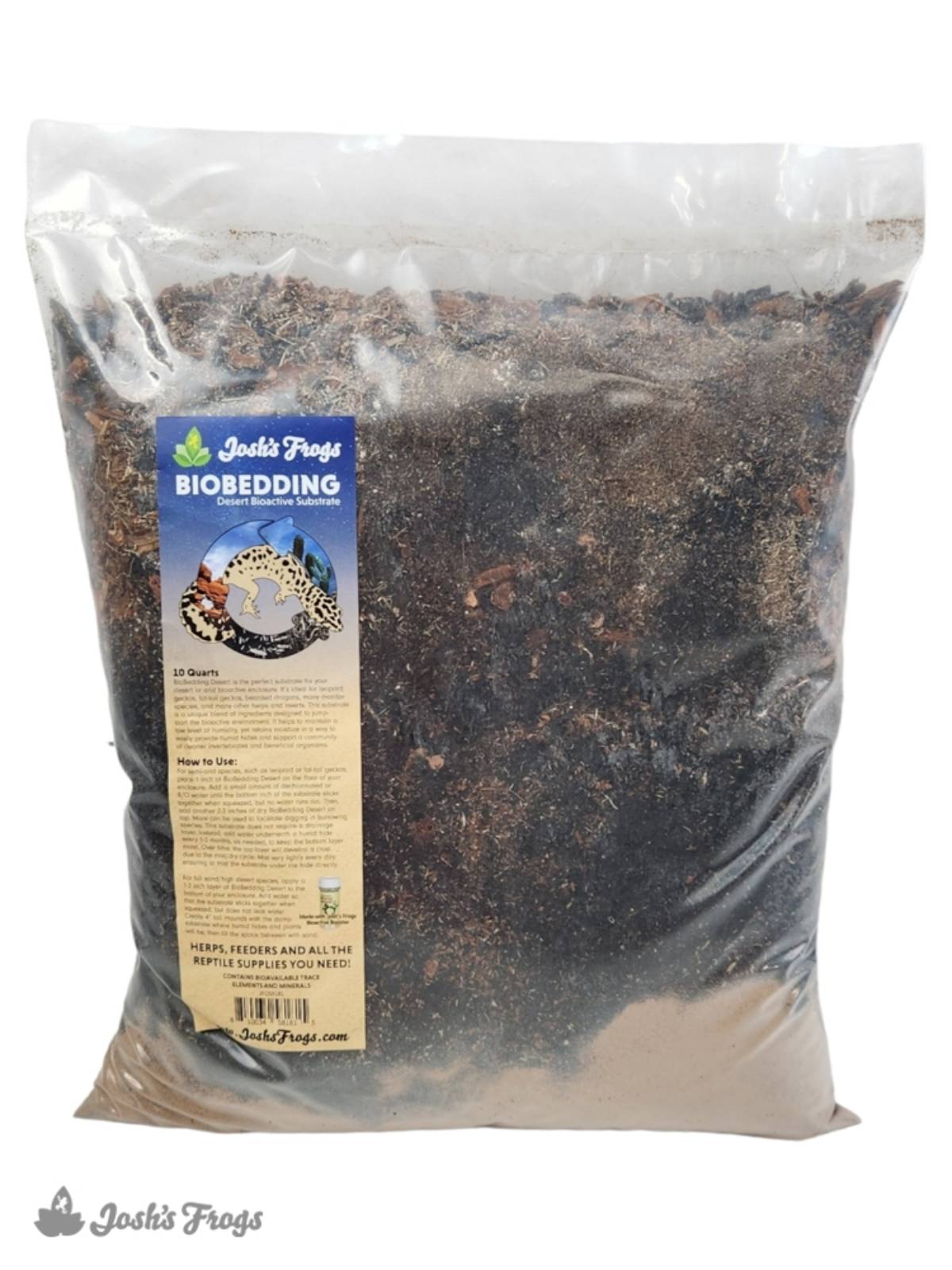 Substrate Desert BioBedding Bioactive - 10 Qt - Josh's Frogs - #32956