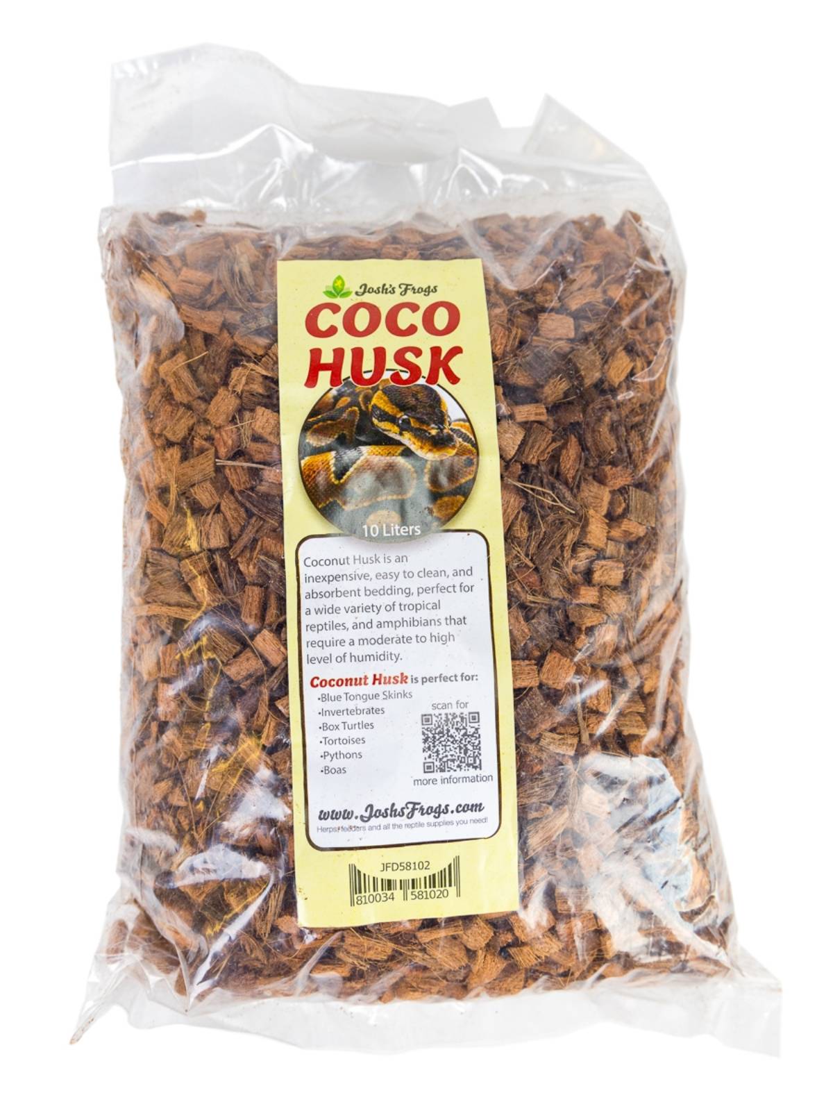 Josh's Frogs Loose Coco Husk Chips - 10 Liters - #30695