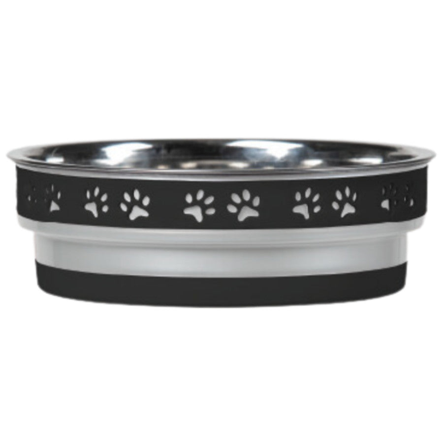 Loving Pets Corsa Pet Bowl - Stealth Black - Small