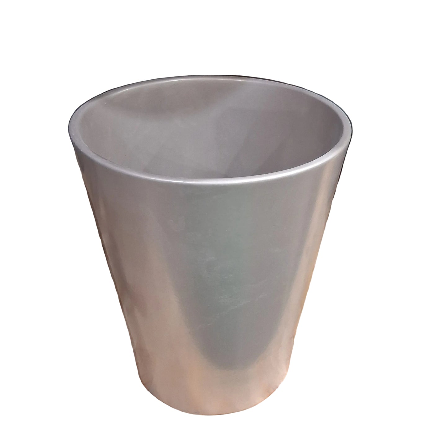 Merina Chic Metallic Pot - Gray-Beige - 5.9" - #29355