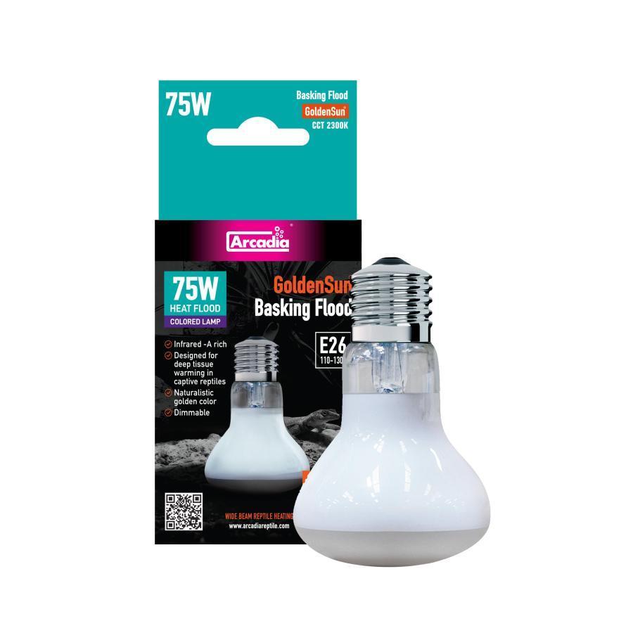 Bulb Heat Flood GoldenSun Basking - 110-130V - 75 Watt - #31944