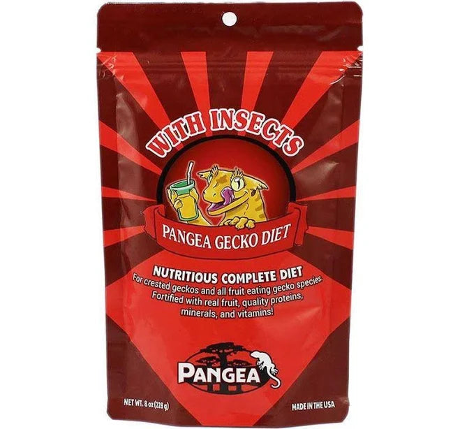 Gecko Diet Fruit & Insects - 16 oz - Red - #32793