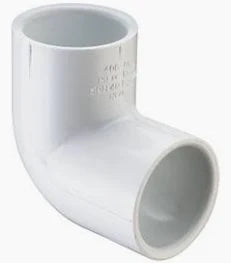 1" SCH40 PVC Elbow 90 - SS - Slip - 406-010 - #1478