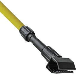 Clencher Fiberglass Handle - Yellow Mop Handle Gripper - 60" - #26784