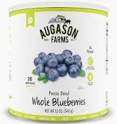 Freeze Dried Blueberries - 12 Oz Can - Augason Farms - #19626