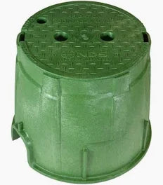 Round Green Valve Box w/Lid - 10" - NDS 312BC - #2550