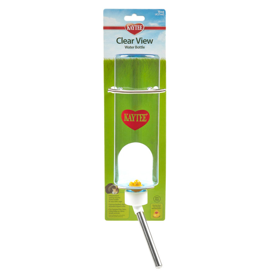 Clear Pet Water Bottle - Kaytee - 16 Oz - #29008